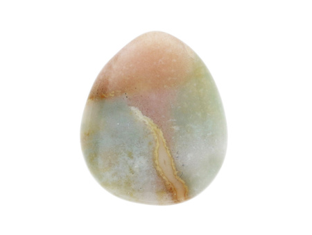 Agat Indyjski / zawieszka / kropla płaska / 17x14x3.5mm / 2szt