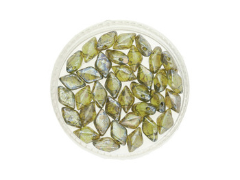 GEMDUO™ / 8x5mm / Rembrandt / Olivine / 5g / ~35szt