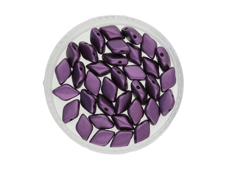 GEMDUO™ / 8x5mm / Pearl Coat / Purple Velvet / 5g / ~35szt