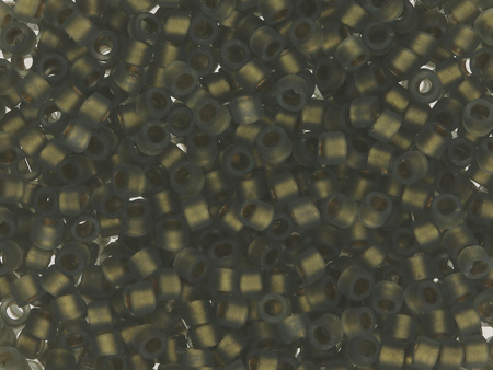 TOHO™ / Treasure 11/0 / Frosted Gold Lined Luster / Black Diamond / 5g / ~960szt