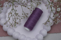 Sznurek do makramy woskowany / poliester / 0.45mm / fioletowy / szpulka 40m