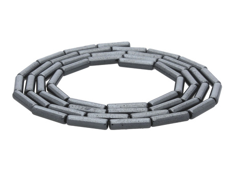 Hematyt / walec / 8x2x2mm / Classic Black / 50szt