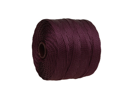 BEADSMITH™ / nić S-LON / nylon / 0.5mm / Eggplant / 70.4m