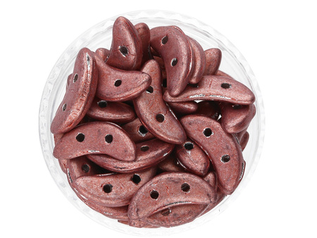 CZECHMATES™ / koraliki szklane / Crescent / 3/10mm / Saturated Metallic / Lt Copper / 5g