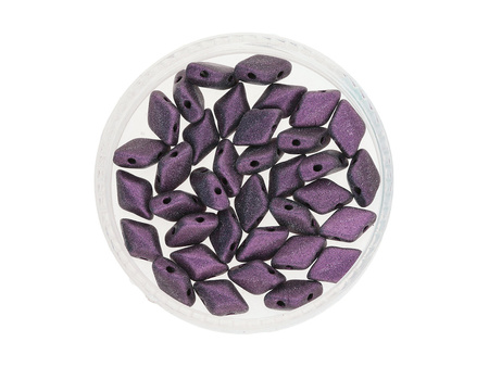 GEMDUO™ / 8x5mm / Metallic Suede / Pink / 5g / ~35szt