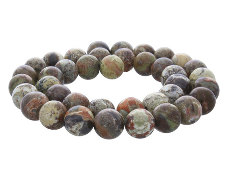 Jaspis Tropikalny / kula / 12mm / 32szt