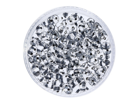 SuperDuo™ / 2.5x5mm / Inside-Color / Crystal - Black / 10g / ~140szt