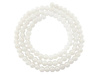 Koraliki MIST™ kula 12mm / biały, mleczny / otwór 2.2mm / 1sznur / 70 koralików