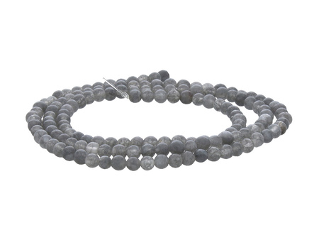 Agat / kula / 2mm / ciemny stalowy / 170szt