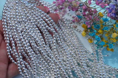 Hematyt / kula / 4mm / srebrny / 100szt