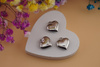 Serce / zawieszka ze stali chirurgicznej / 12.5x12mm / srebrny / 1szt