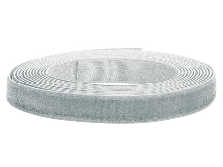 Aksamitka / wstążka / 10mm / popielaty / 2m