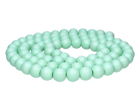 Milly™ satin / kula / 12mm / miętowy / 70szt