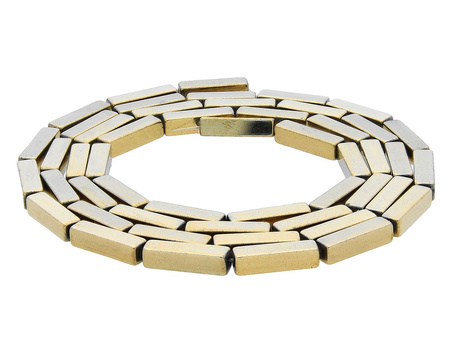 Hematyt / prostopadłościan / 8x2x2mm / Aged Gold / 50szt
