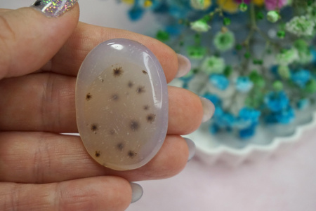 Agat montana / kaboszon / klasa AAA / 41x28x7mm / 1szt