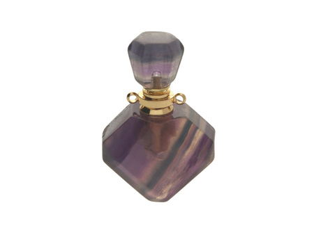 Perfumetka / zawieszka / fluoryt / 34x23mm / 1szt