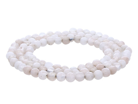 Agat / kula fasetowana / 3mm / popielaty / 120szt