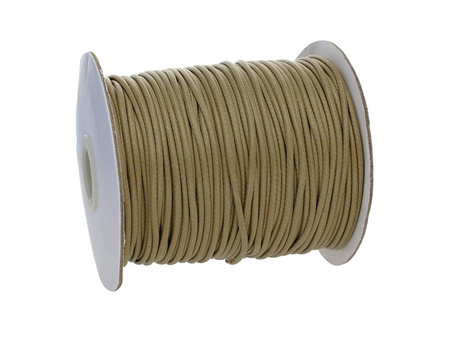 Sznurek powlekany / 2.0mm / beżowy / 80m