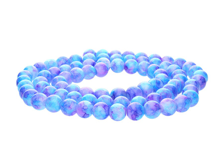 Candy™ / kula / 4mm / niebiesko-różowy / 200szt