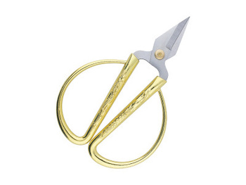 Smok i Feniks / nożyczki / stal chirurgiczna / 12cm / złocone / ostrze 3cm / 1szt