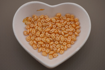 SuperDuo™ / 2.5x5mm / Powdery - Pastel Orange / 10g