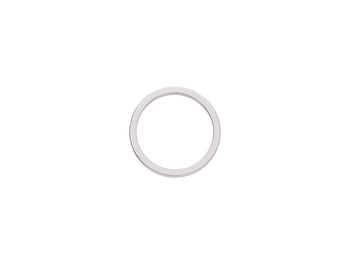 Kółko / łącznik / stal chirurgiczna / 15mm / srebrny / 1szt