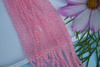 Kocie oko / kula fasetowana / 3mm / różowy / ok 120 szt / 1 sznur