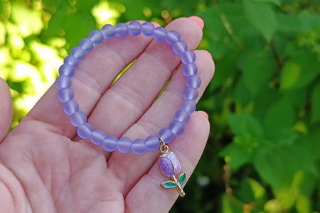 frozen™ / kula / 4mm / Wisteria / około 200szt