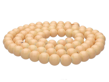 Koraliki powlekane / kula / 6mm / brzoskwiniowy / 150szt