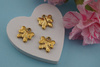 Motylek / zawieszka / stal chirurgiczna / 12x12mm / złoty / 1szt