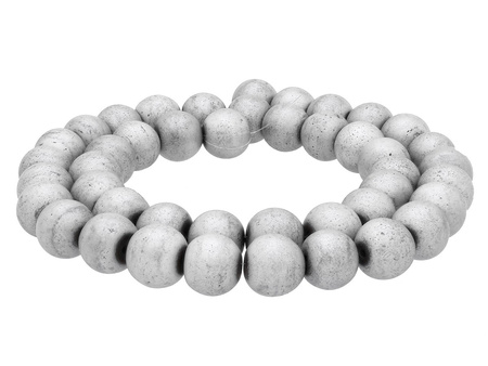 Hematyt / matowy / kula / 9mm / Silver / 40szt