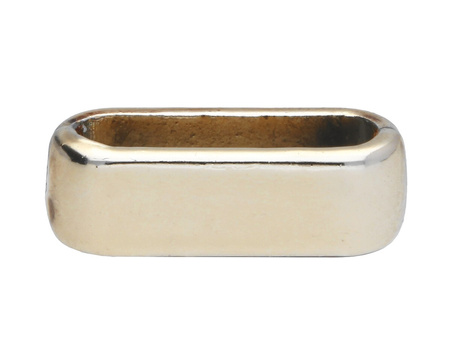 Tunel / przekładka / 4x13x5mm / KC Gold / otwór 10x3mm / 4szt