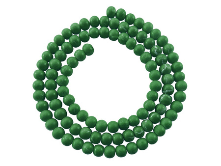 Koraliki DECO™ kula 10mm / zielony / otwór 1.3mm / 85 koralików