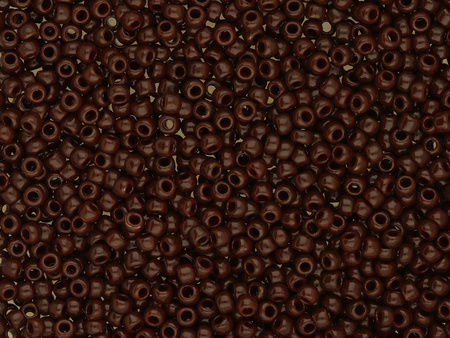 TOHO™ / Round / 11/0 / Opaque / Deep Chocolate Brown / 10g / ~1100szt