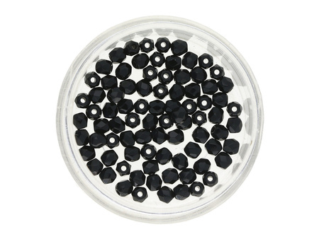 Firepolish™ / 3mm / Jet / 40szt