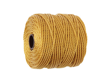 Beadsmith™ / nić SuperLon™ Macrame / nylon / Tex 400 / Light maize / 0.8mm / 32m