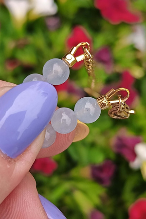 Zaciski ozdobne / stal chirurgiczna / 3mm / kolor srebrny/ 4szt