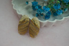 Fossil palmowy / kaboszony para / klasa AAA / 26x13x4mm / 2szt
