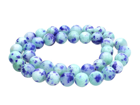 Jadeit / kamień naturalny / kula / 8mm / seledynowo-niebieski / 50szt