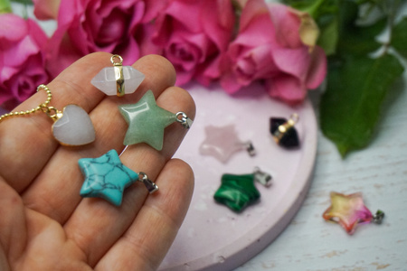 Tygrysie oko / grot w okuciu / zawieszka / 16x15mm / metal / 1szt