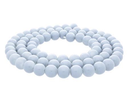 Koraliki powlekane / kula / 12mm / popielaty / 70szt