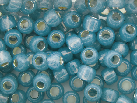 TOHO™ / Round 6/0 / Silver-Lined Milky / Montana Blue / 10g / ~160szt