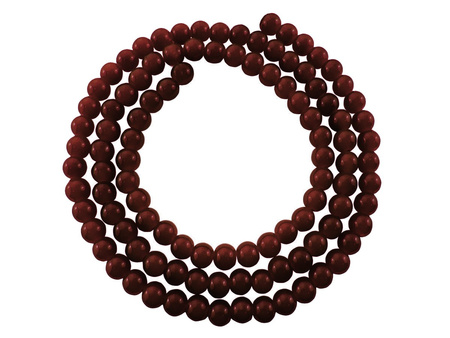 Koraliki MIST™ kula 12mm / brązowy / otwór 2.2mm / 1sznur / 70 koralików