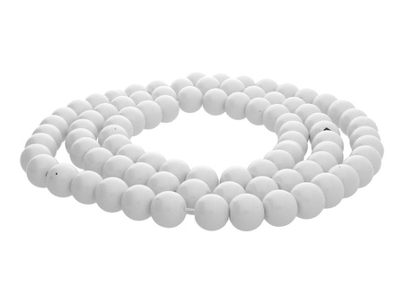 Koraliki powlekane / kula / 12mm / jasny popielaty / 70szt
