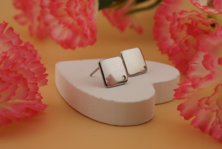 Sztyfty romby / stal chirurgiczna / 14mm / srebrny / 2szt