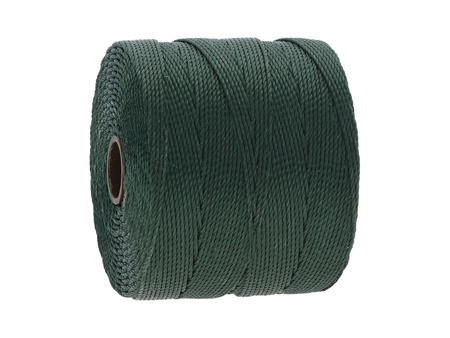 BEADSMITH™ / nić SuperLon Fine / nylon / Tex 135 / Evergreen / 0.5mm / 108m