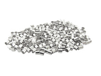 Zaciski stal chirurgiczna / rurka 1x1,5mm / srebrny / 100szt