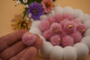Pomponik / zawieszka / 18mm / różowy /1szt