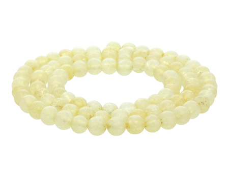 Agat / kula / 4mm / jasny ananasowy / 95szt