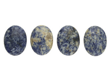 Sodalit / kaboszon / owalny / 40x30x8mm / 1szt